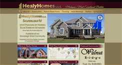 Desktop Screenshot of healyhomes.com